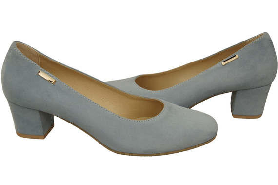 Comfortable Women's Shoes Pumps Natural Suede Leather 172 Z ElitaBut