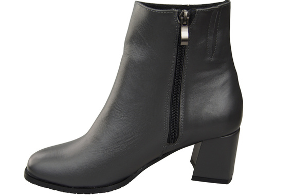 Women's Black Winter Ankle Boots Genuine Leather 214 From ElitaBut