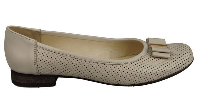 Women's Ballerinas Shoes Natural Leather 859 ElitaBut