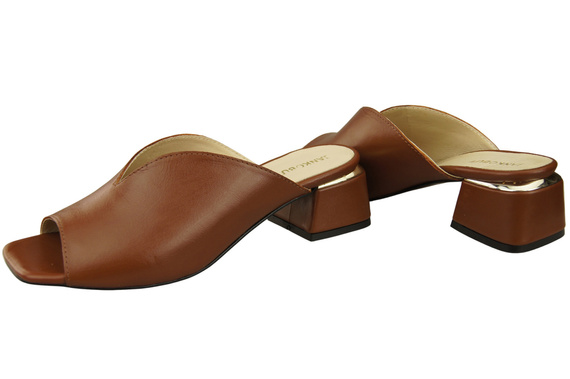 Women's Shoes High-Heeled Flip-Flops Natural Leather 210 ElitaBut