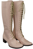 Shoes Women's boots Lace-up natural leather 595 ElitaBut