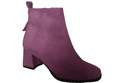 Women’s ankle boots in genuine suede leather, stable block heel, with zipper – 224 ElitaBut