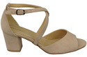 Women's shoes Sandals natural leather Suede 111 ElitaBut