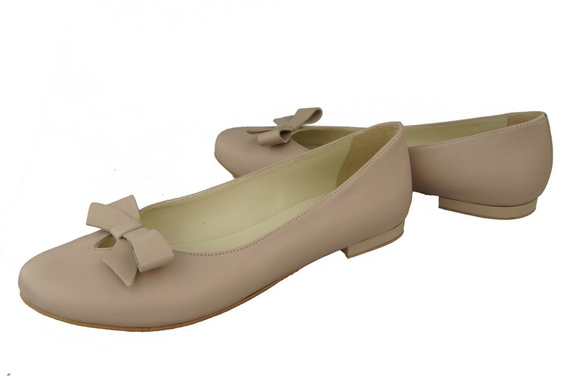 Shoes Ballerinas Women's natural leather 998 ElitaBut