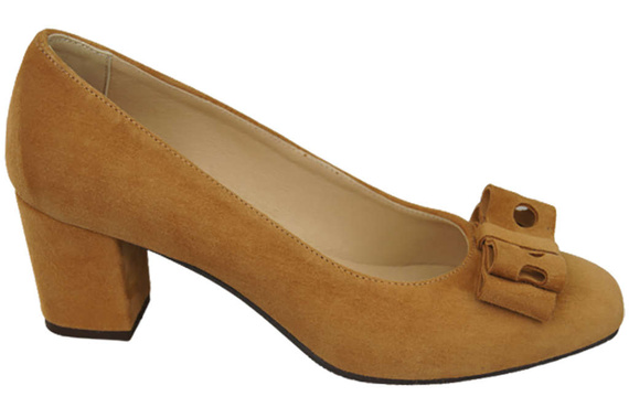 Women's shoes Pumps Natural leather suede 163 ElitaBut