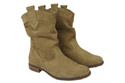 Shoes Women's boots Saszki Winter natural leather velor 117 Z ElitaBut