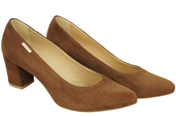Women's Shoes Pumps Natural Leather Suede 106 ElitaBut