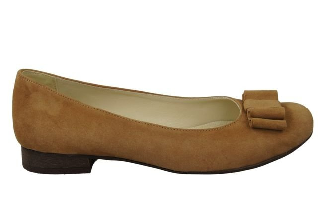Women's Shoes Ballerinas natural leather Suede 126 ElitaBut