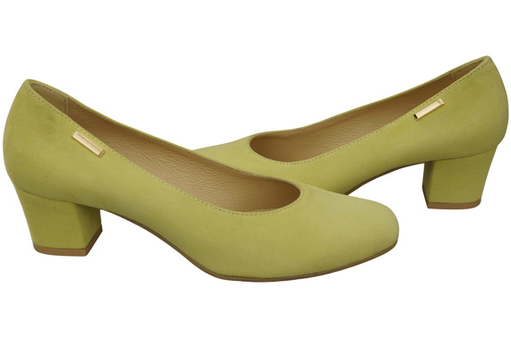 Comfortable Women's Shoes Pumps Natural Suede Leather 172 Z ElitaBut