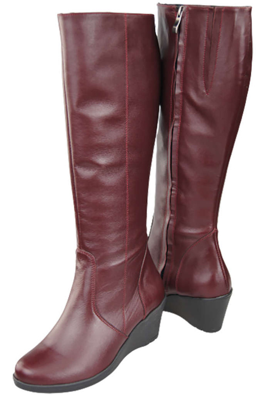 Shoes Women's boots Wedge natural leather 177 ElitaBut