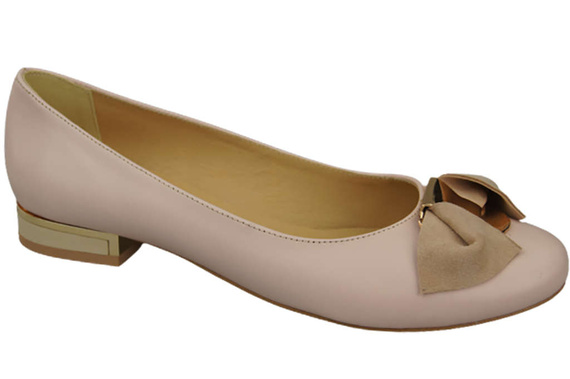 Women's Ballerinas Shoes Natural Leather 894 ElitaBut