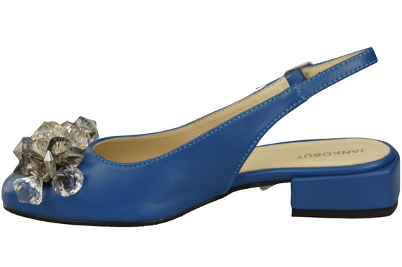 Women's Shoes Sandals with Crystals Natural Leather 215 ElitaBut