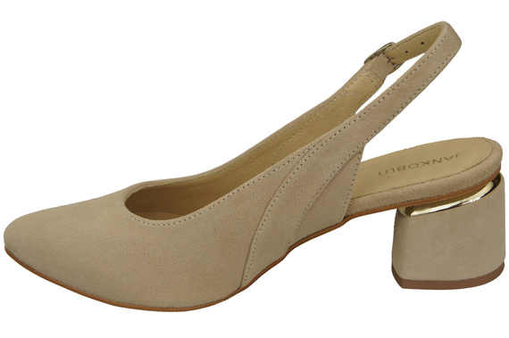 Women's Sandals in Natural Suede Leather - Elegance and Comfort 196 Z ElitaBut