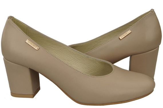 Women's Shoes Pumps Natural Grain Leather 125 ElitaBut