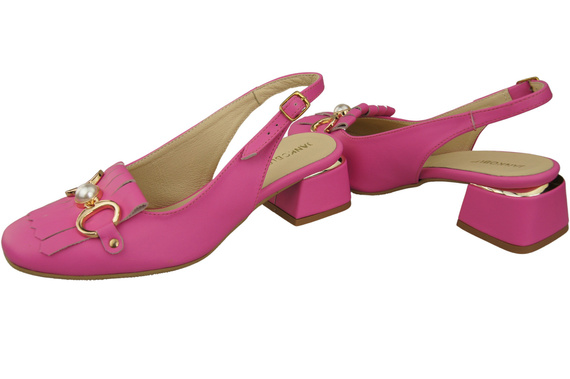 Women's Shoes Sandals Decorated with Fringes Natural Leather 208 ElitaBut