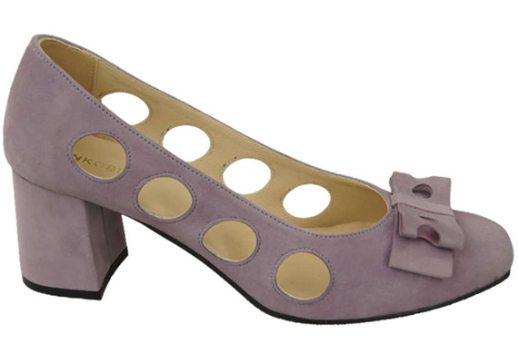 Women's shoes Pumps Natural leather suede 182 ElitaBut